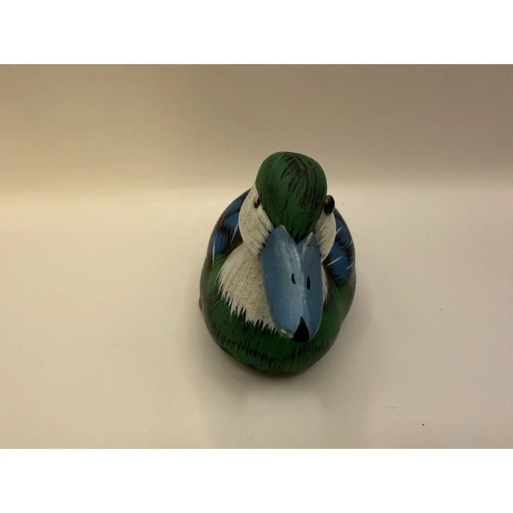 Hand Painted Folk Art Duck Figurine – 6